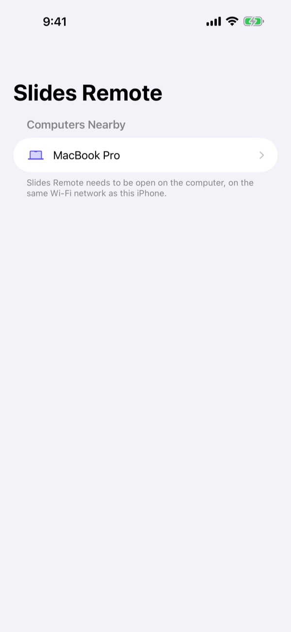 Finding a computer nearby